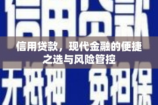 云霄信用贷款，现代金融的便捷之选与风险管控
