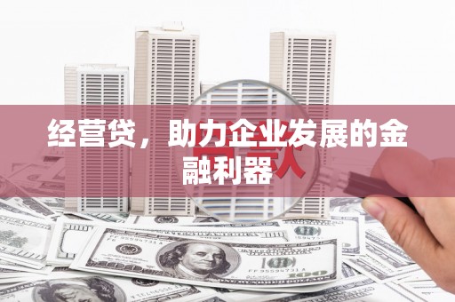 云霄经营贷，助力企业发展的金融利器
