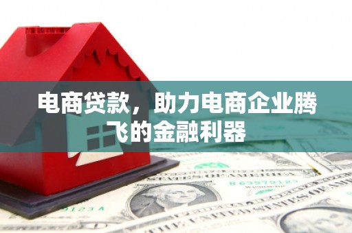 云霄电商贷款，助力电商企业腾飞的金融利器