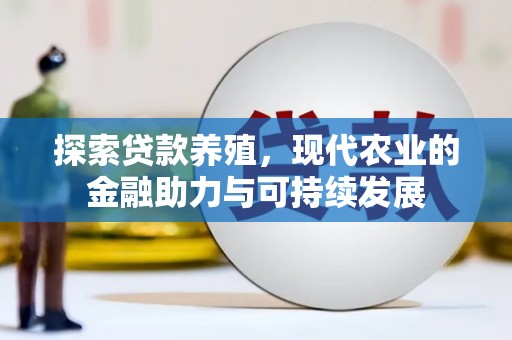 云霄探索贷款养殖，现代农业的金融助力与可持续发展