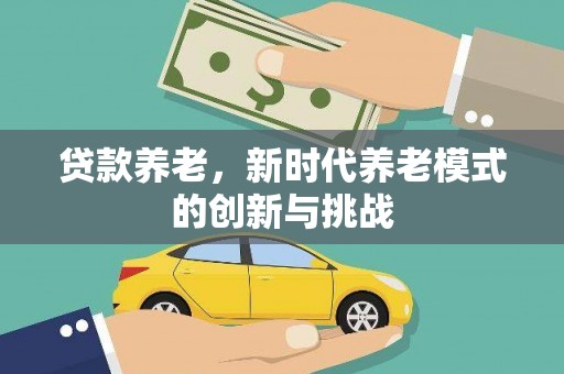 云霄贷款养老，新时代养老模式的创新与挑战