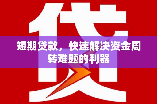 云霄短期贷款，快速解决资金周转难题的利器