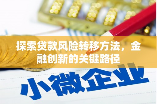 云霄探索贷款风险转移方法，金融创新的关键路径