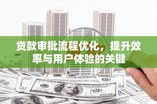 云霄贷款审批流程优化，提升效率与用户体验的关键