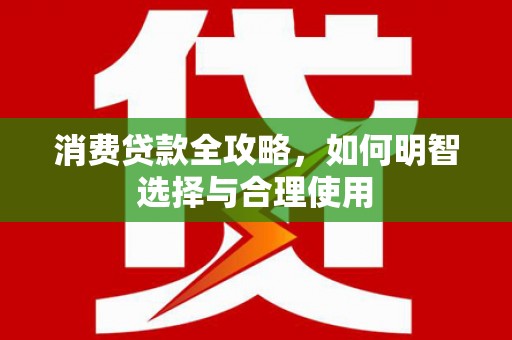 云霄消费贷款全攻略，如何明智选择与合理使用