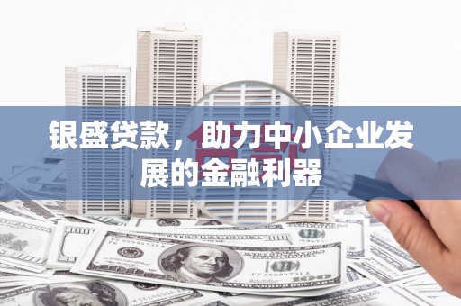 云霄银盛贷款，助力中小企业发展的金融利器