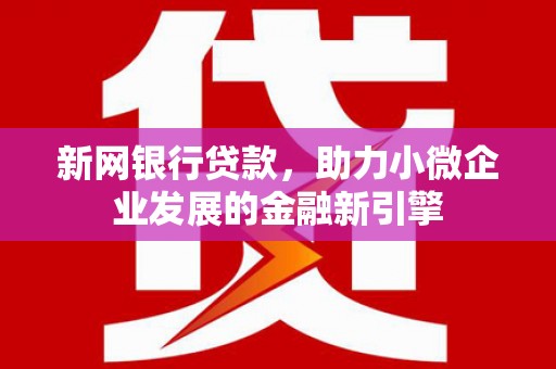 云霄新网银行贷款，助力小微企业发展的金融新引擎