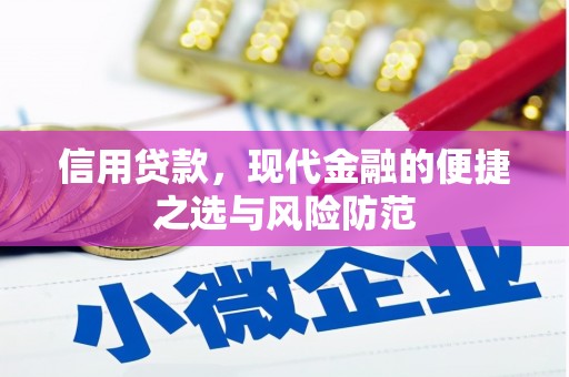 云霄信用贷款，现代金融的便捷之选与风险防范