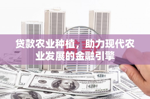 云霄贷款农业种植，助力现代农业发展的金融引擎