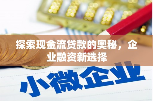 云霄探索现金流贷款的奥秘，企业融资新选择