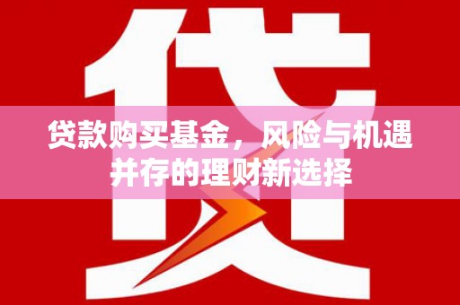 云霄贷款购买基金，风险与机遇并存的理财新选择