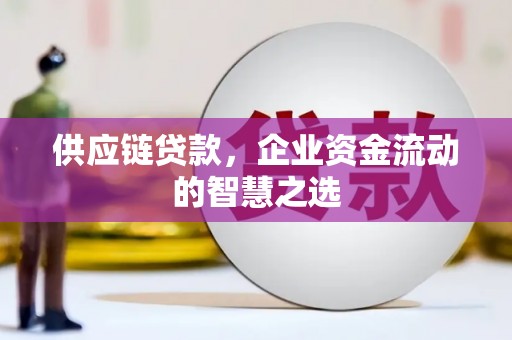 云霄供应链贷款，企业资金流动的智慧之选