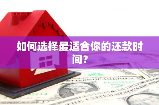 云霄如何选择最适合你的还款时间？