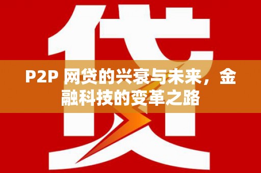 云霄P2P 网贷的兴衰与未来，金融科技的变革之路