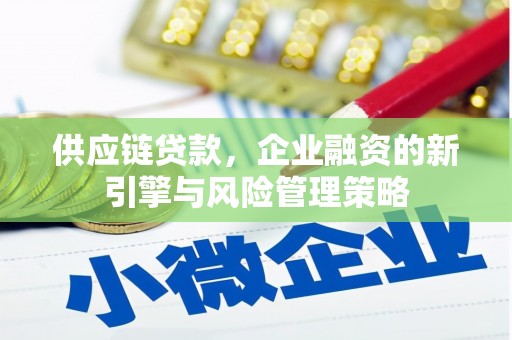 云霄供应链贷款，企业融资的新引擎与风险管理策略