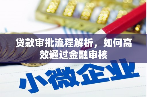 云霄贷款审批流程解析，如何高效通过金融审核