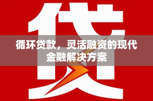 云霄循环贷款，灵活融资的现代金融解决方案
