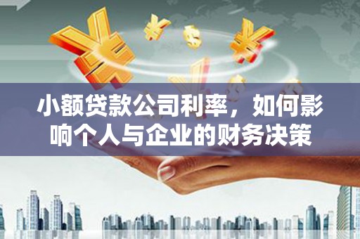 云霄小额贷款公司利率，如何影响个人与企业的财务决策