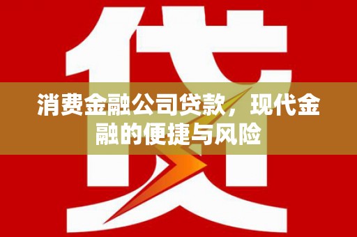 云霄消费金融公司贷款，现代金融的便捷与风险