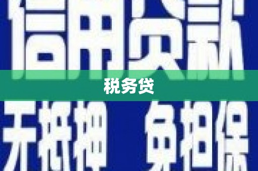 云霄税务贷
