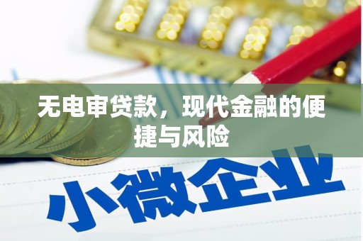 云霄无电审贷款，现代金融的便捷与风险
