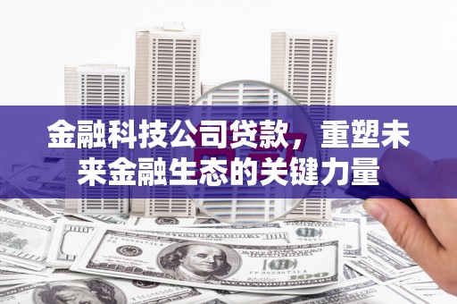 云霄金融科技公司贷款，重塑未来金融生态的关键力量