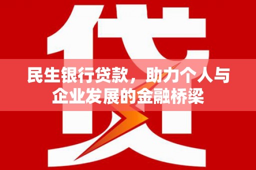 云霄民生银行贷款，助力个人与企业发展的金融桥梁