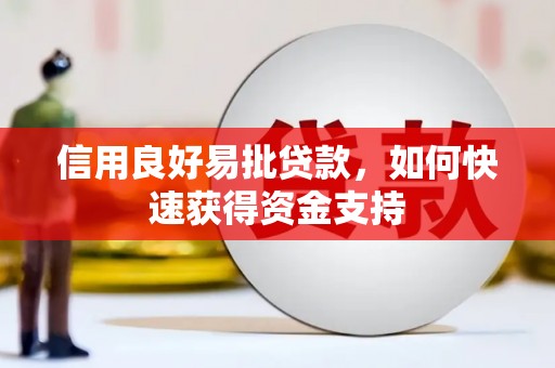 云霄信用良好易批贷款，如何快速获得资金支持