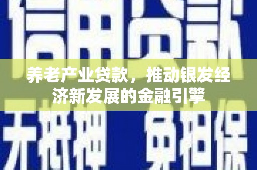 云霄养老产业贷款，推动银发经济新发展的金融引擎
