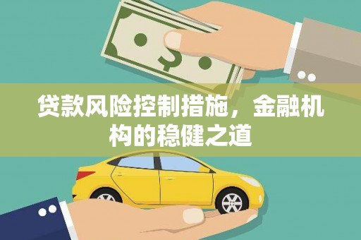 云霄贷款风险控制措施，金融机构的稳健之道