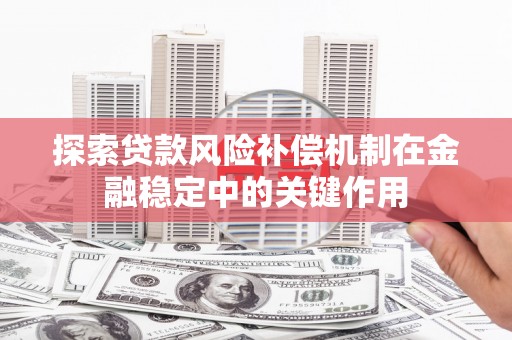 云霄探索贷款风险补偿机制在金融稳定中的关键作用