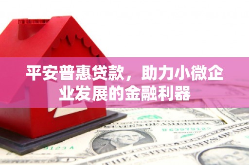 云霄平安普惠贷款，助力小微企业发展的金融利器