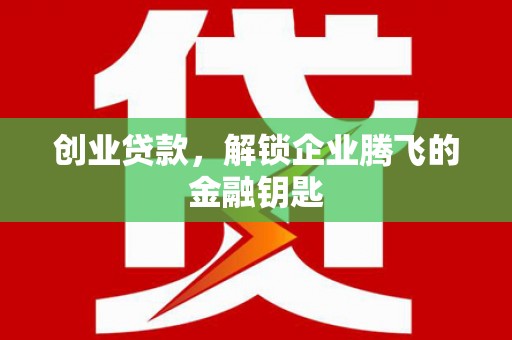 云霄创业贷款，解锁企业腾飞的金融钥匙