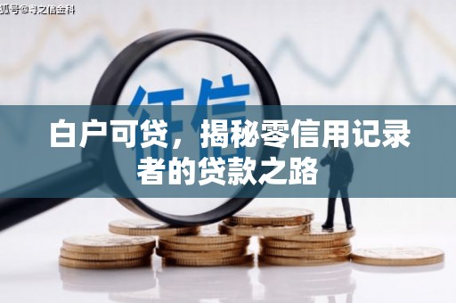 云霄白户可贷，揭秘零信用记录者的贷款之路
