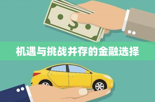 云霄机遇与挑战并存的金融选择