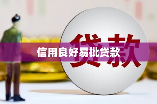 云霄信用良好易批贷款