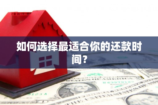云霄如何选择最适合你的还款时间？