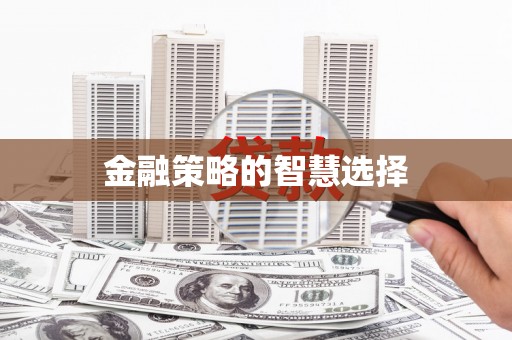云霄金融策略的智慧选择