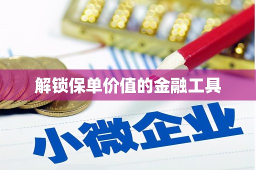 云霄解锁保单价值的金融工具